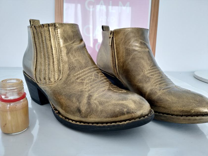 Pintar botas de piel outlet